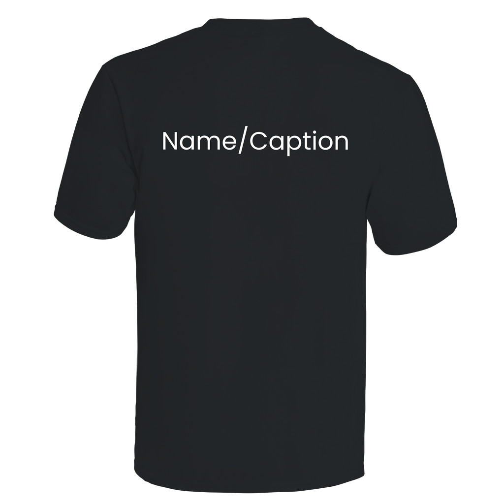 Personalised Photo and Top Caption T-Shirt