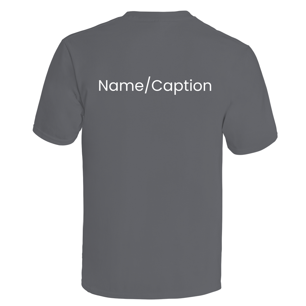 Personalised Photo and Top Caption T-Shirt