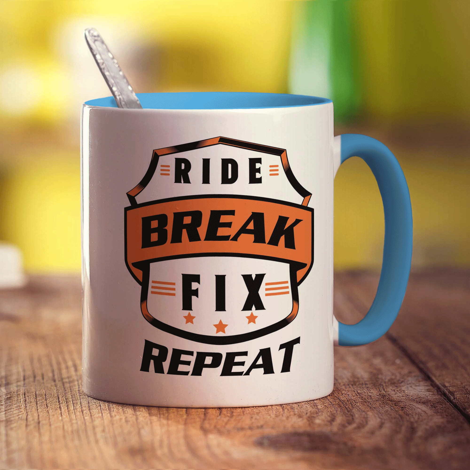 Ride, Break, Fix, Repeat Mug