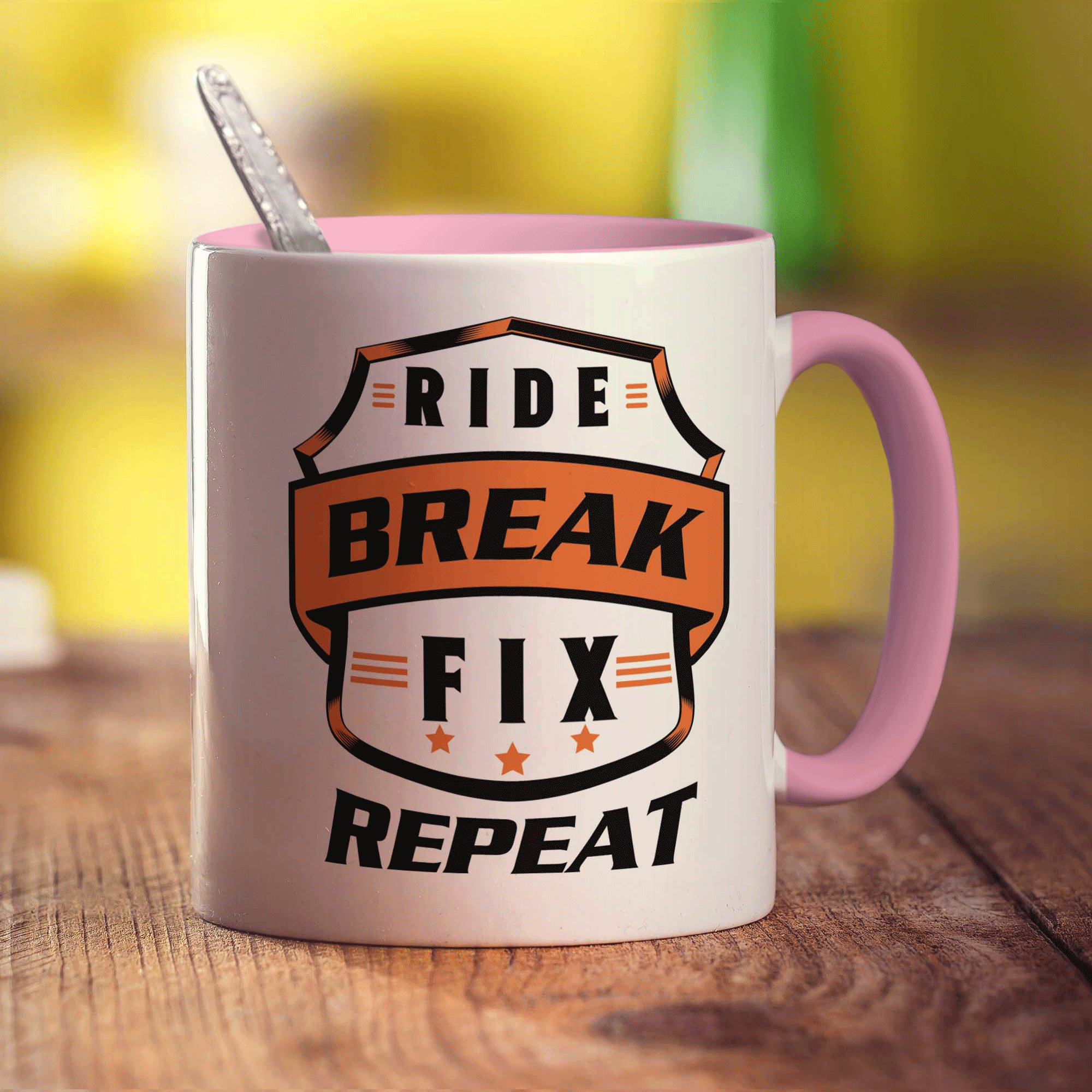 Ride, Break, Fix, Repeat Mug