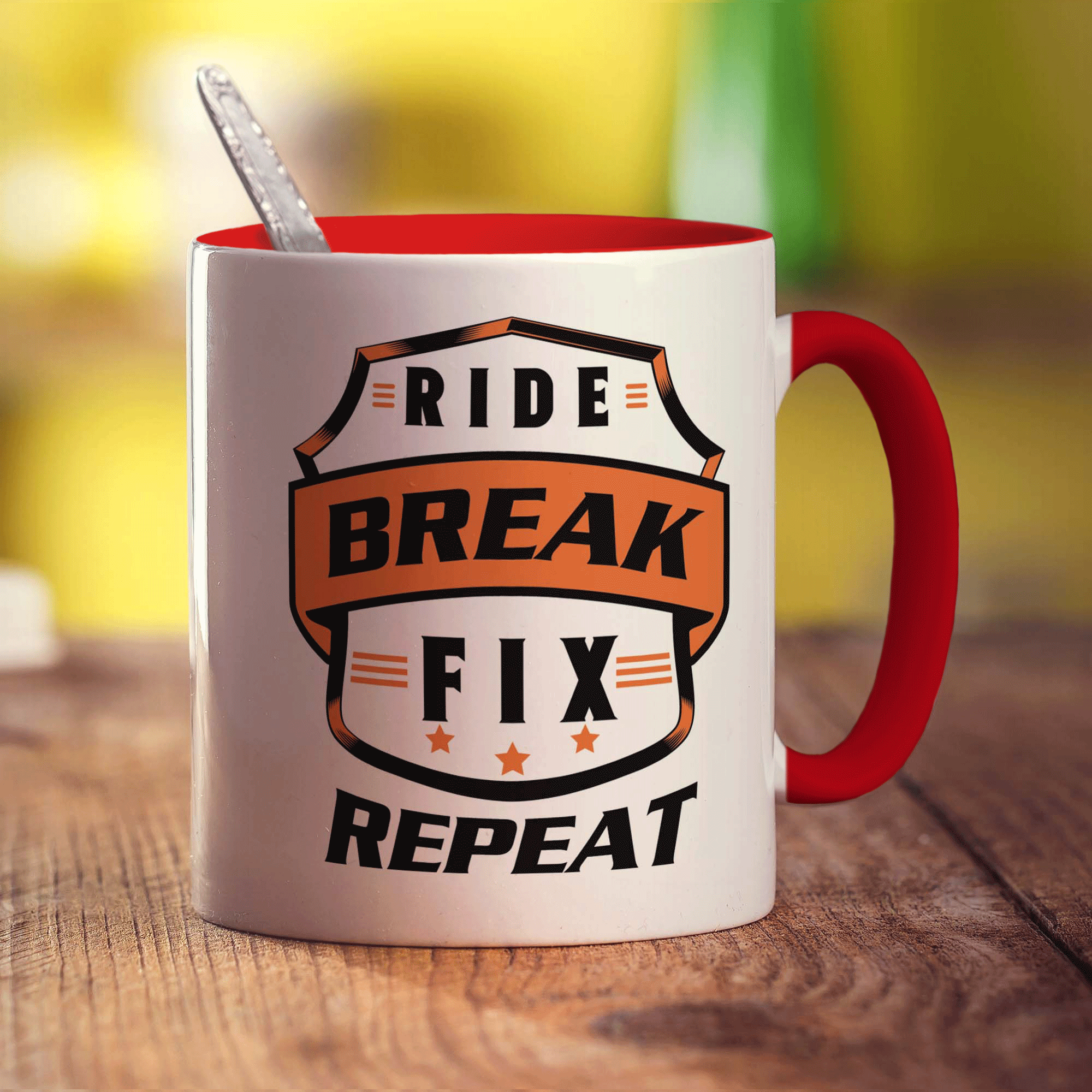 Ride, Break, Fix, Repeat Mug