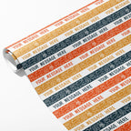Robot Message Wrapping Paper