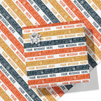 Robot Message Wrapping Paper