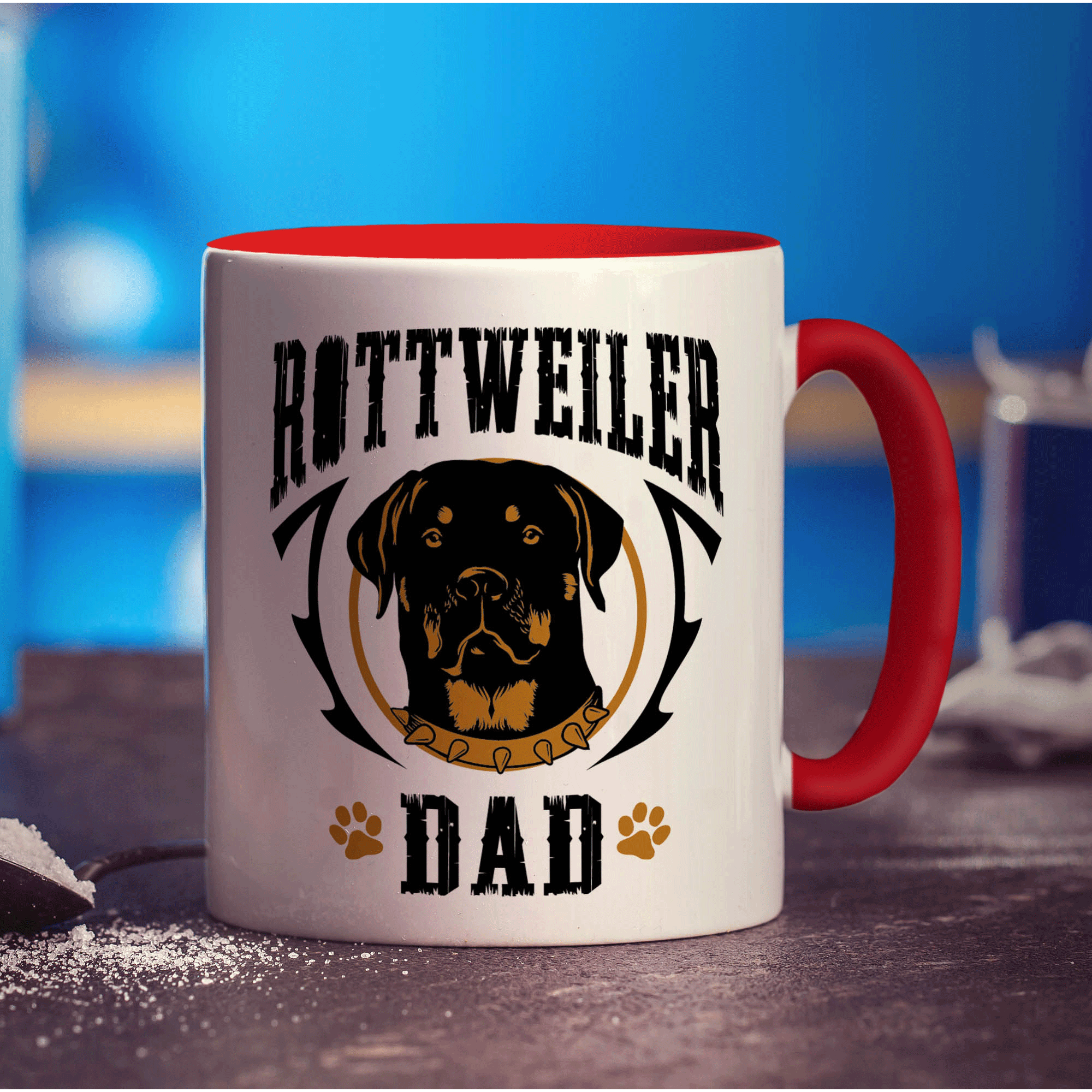 Rottweiler Dad Mug