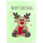 Rudolph Christmas Card