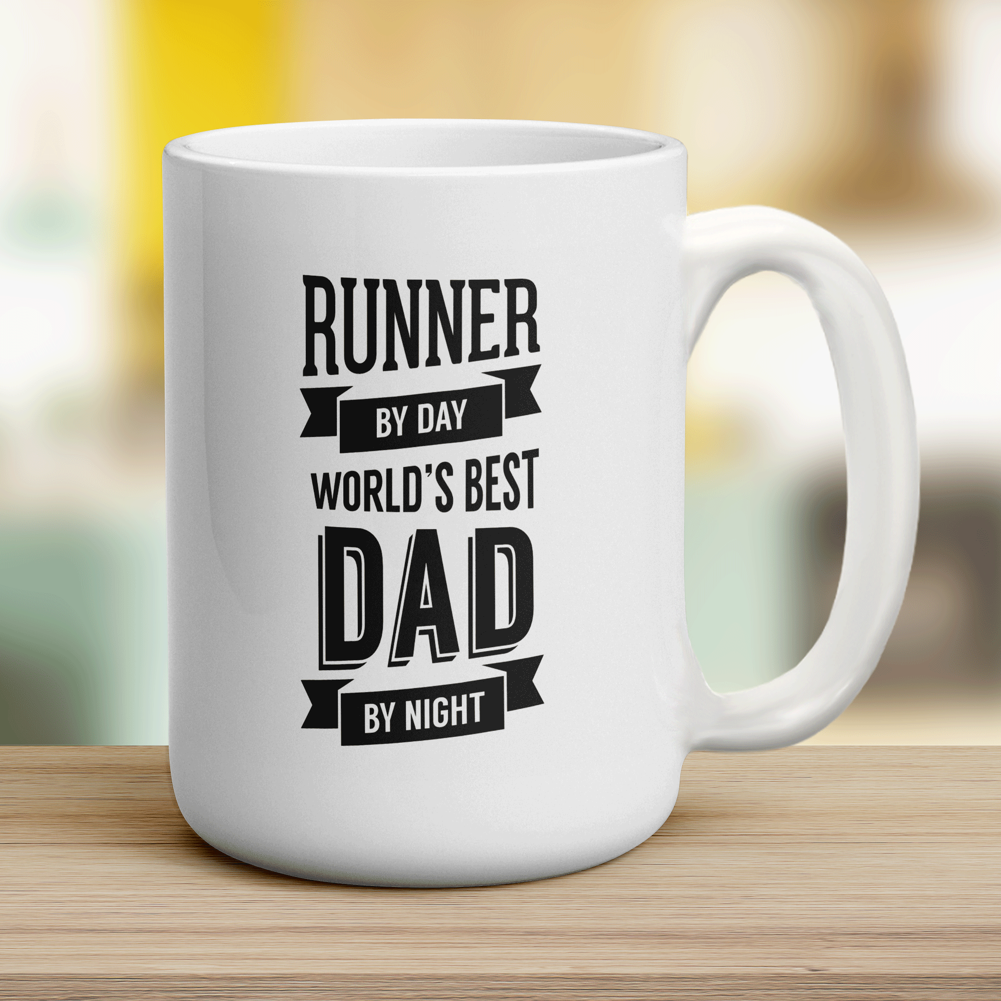 Runner By Day World's Best Dad By Night Mug