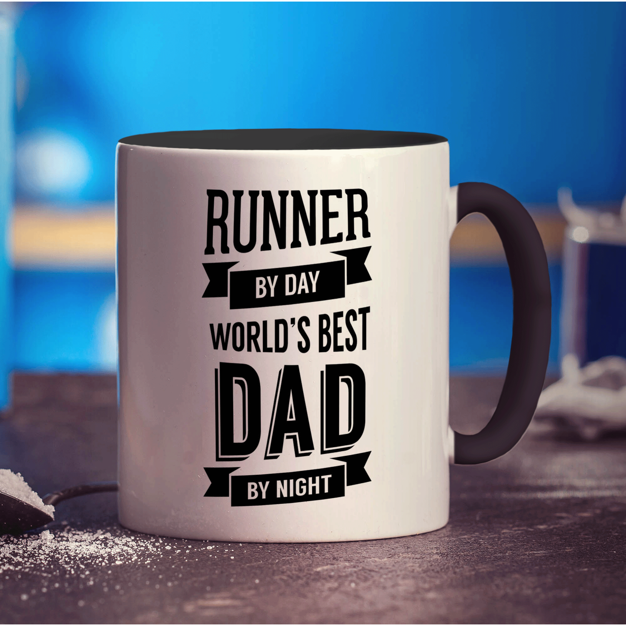 Runner By Day World's Best Dad By Night Mug