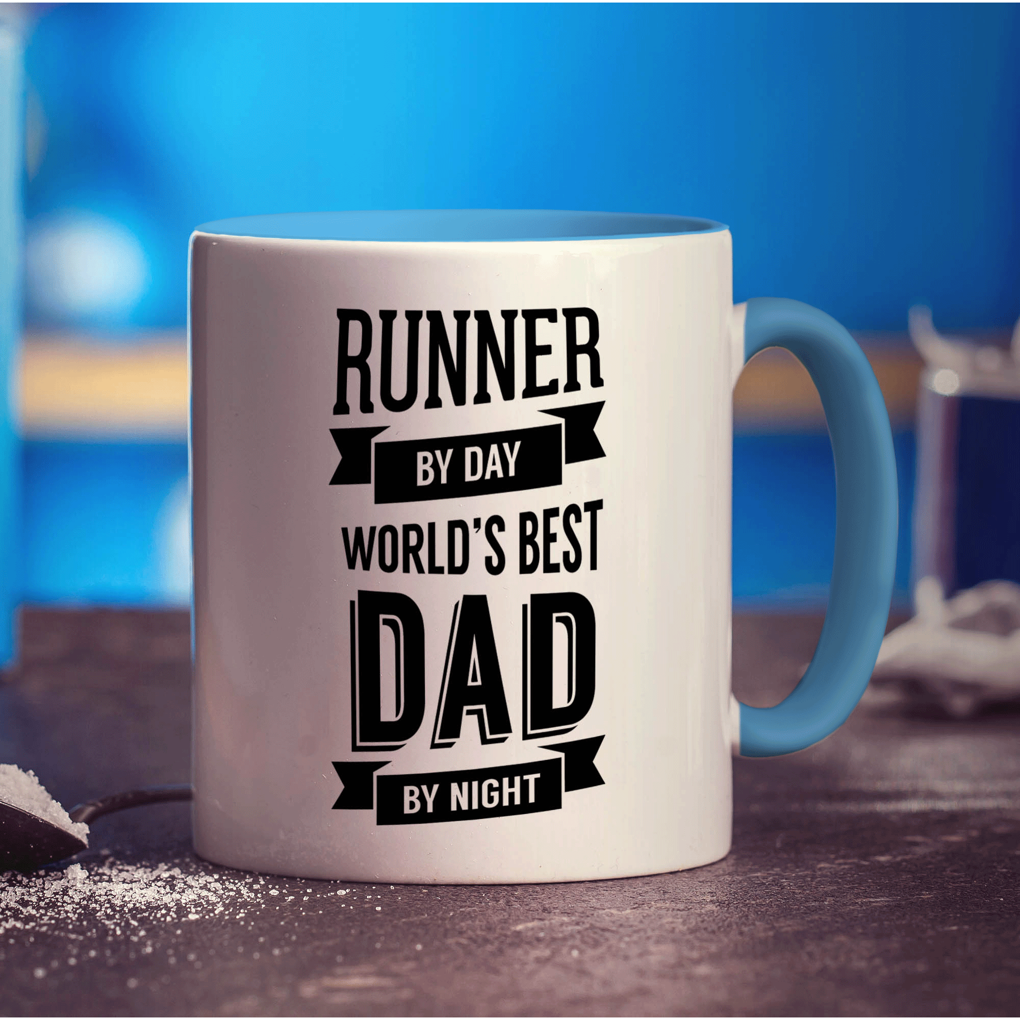 Runner By Day World's Best Dad By Night Mug