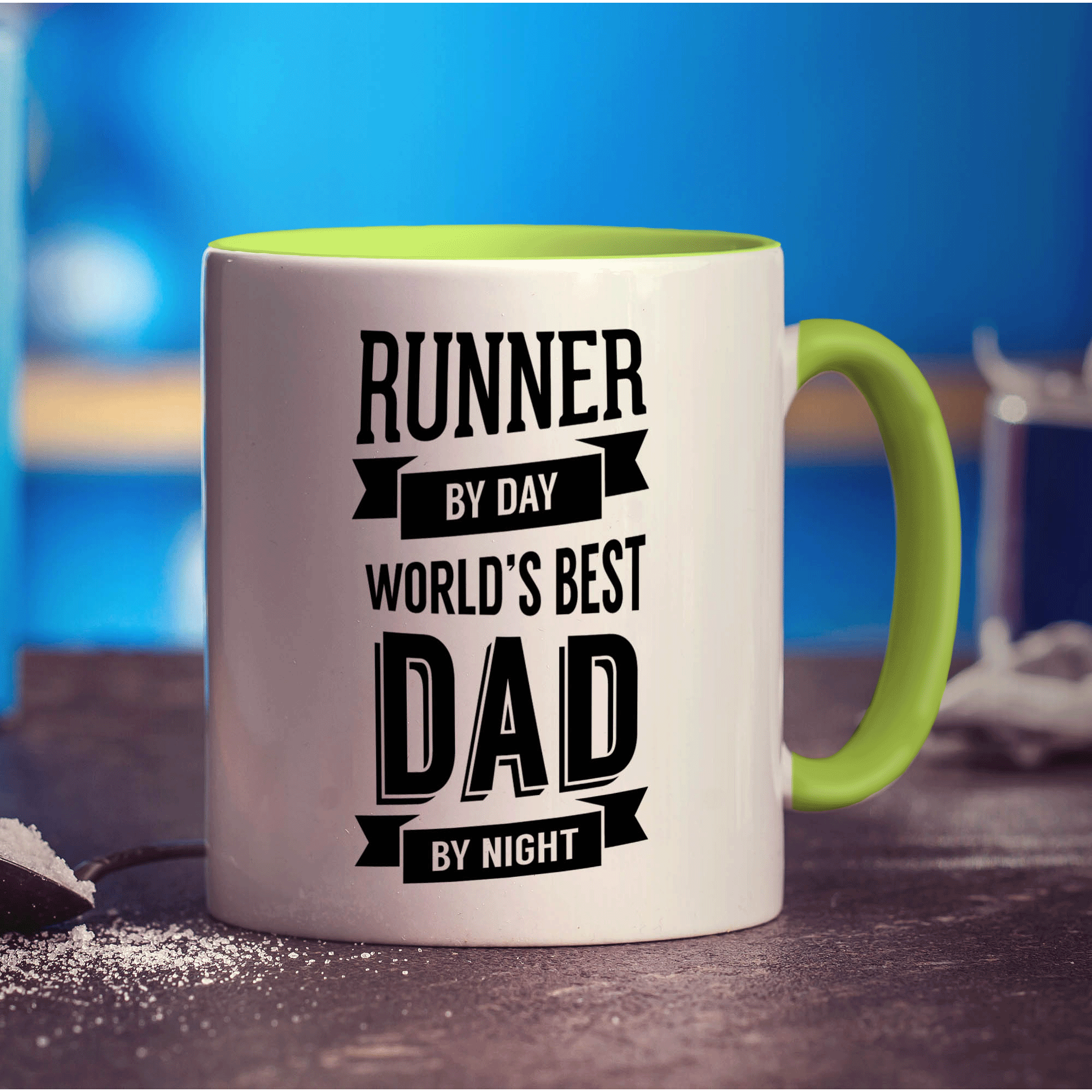 Runner By Day World's Best Dad By Night Mug
