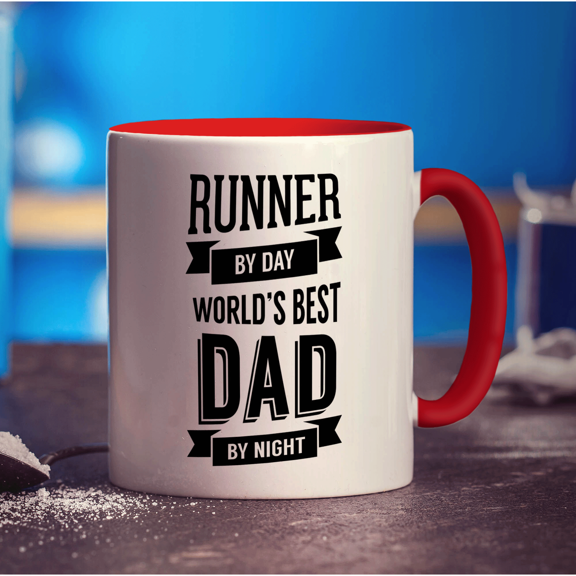 Runner By Day World's Best Dad By Night Mug