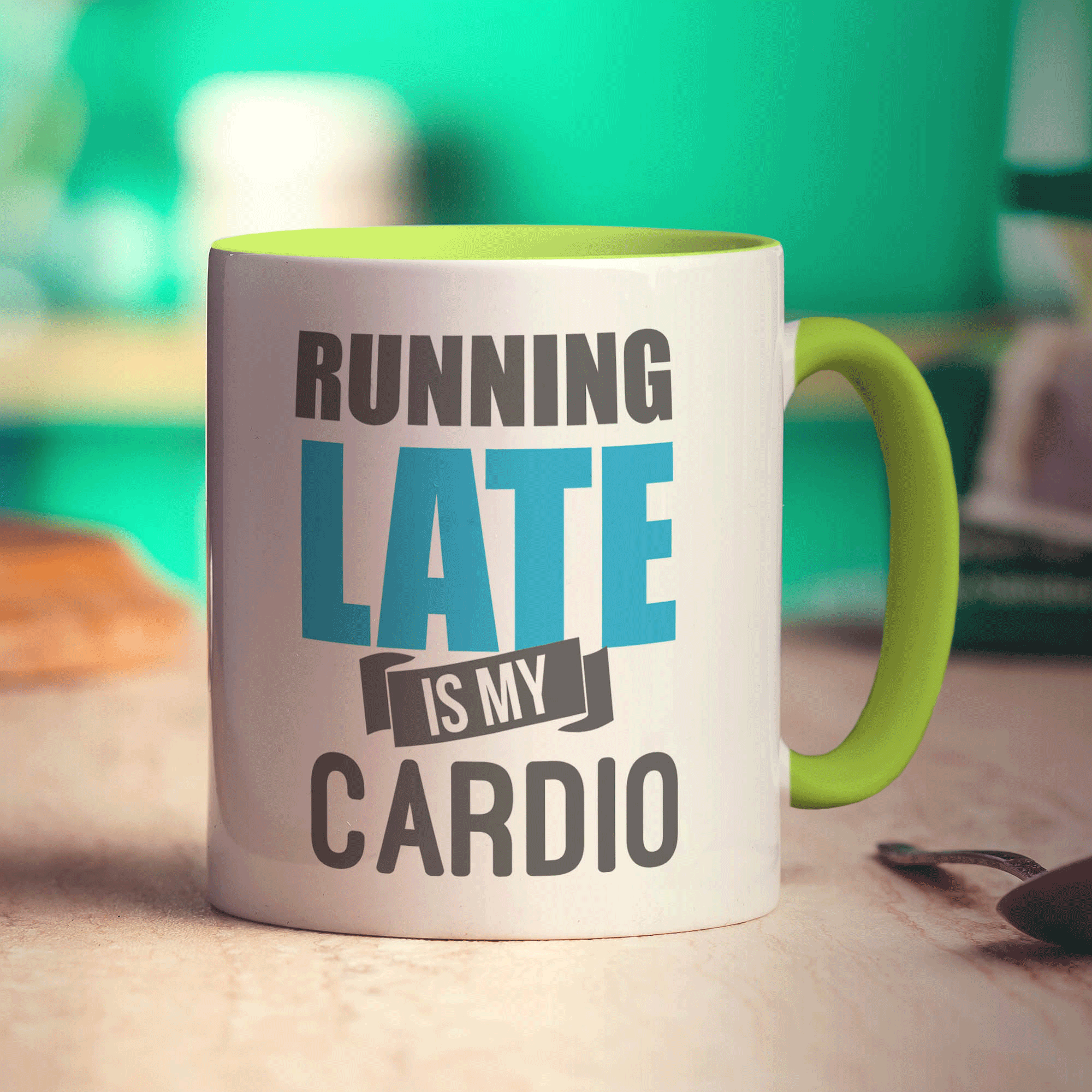 Running Late is My Cardio Mug