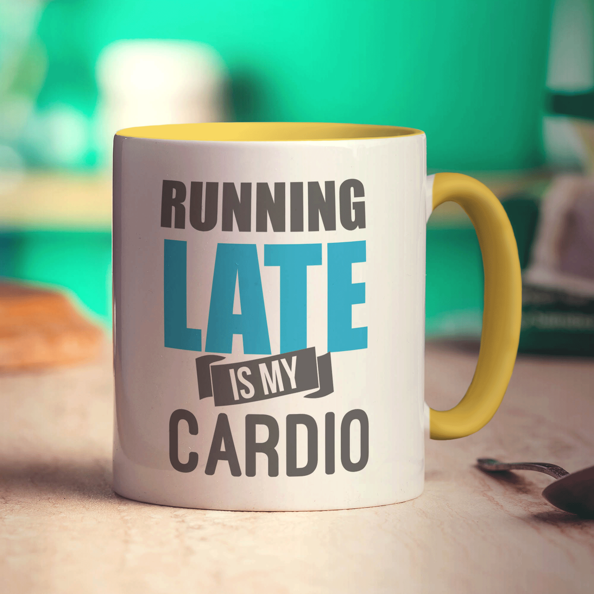Running Late is My Cardio Mug