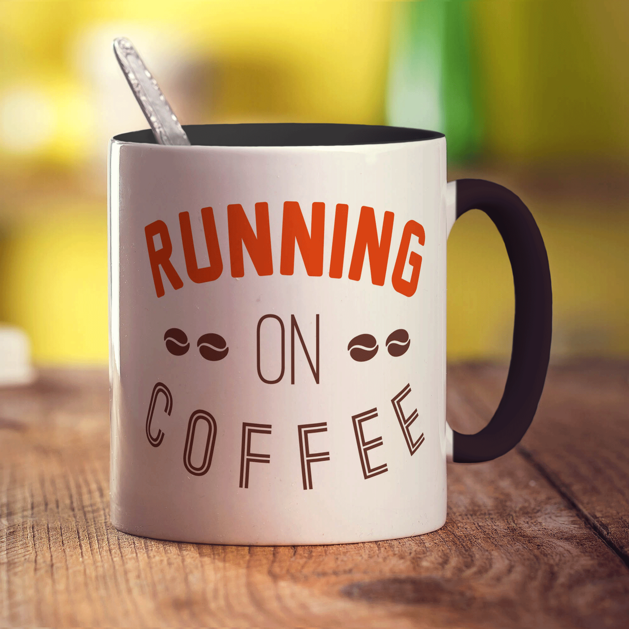 Running on Coffee Mug