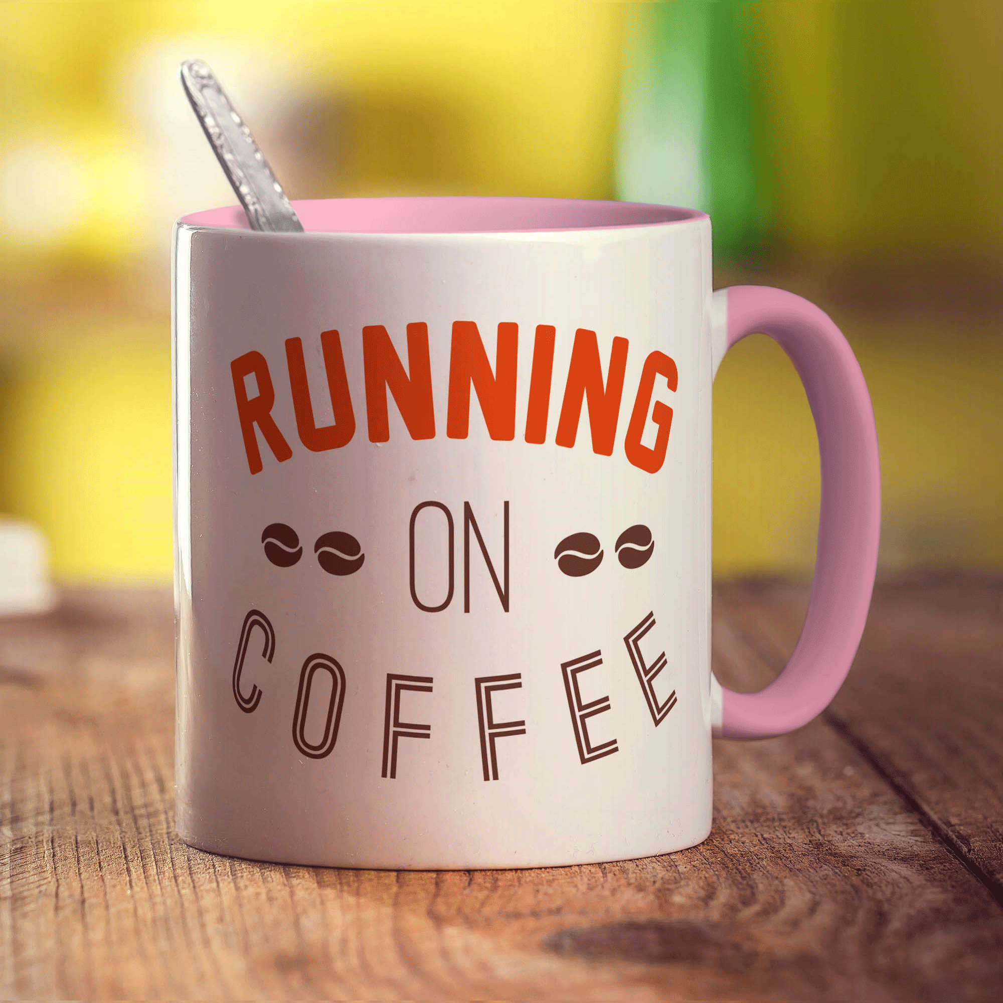 Running on Coffee Mug