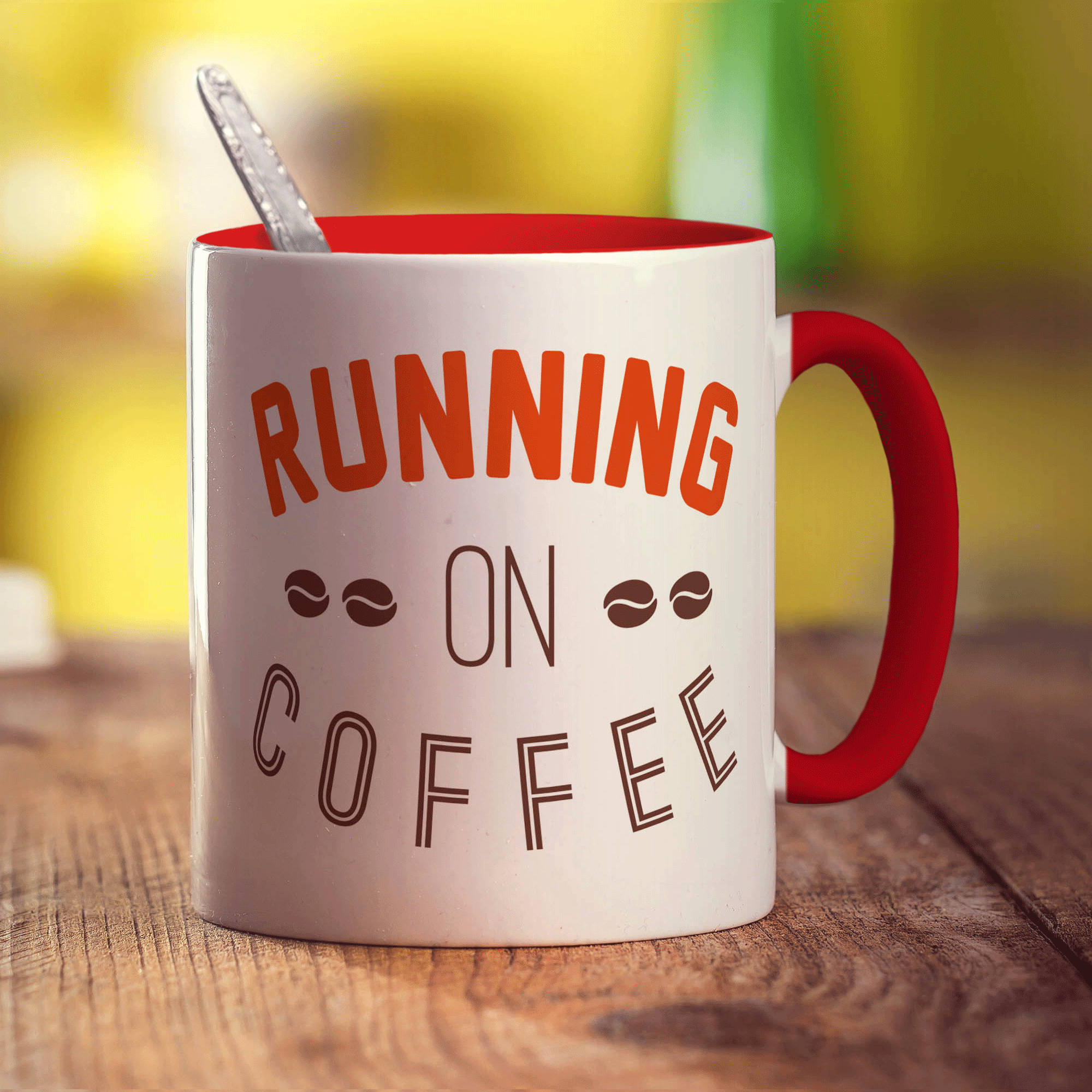 Running on Coffee Mug