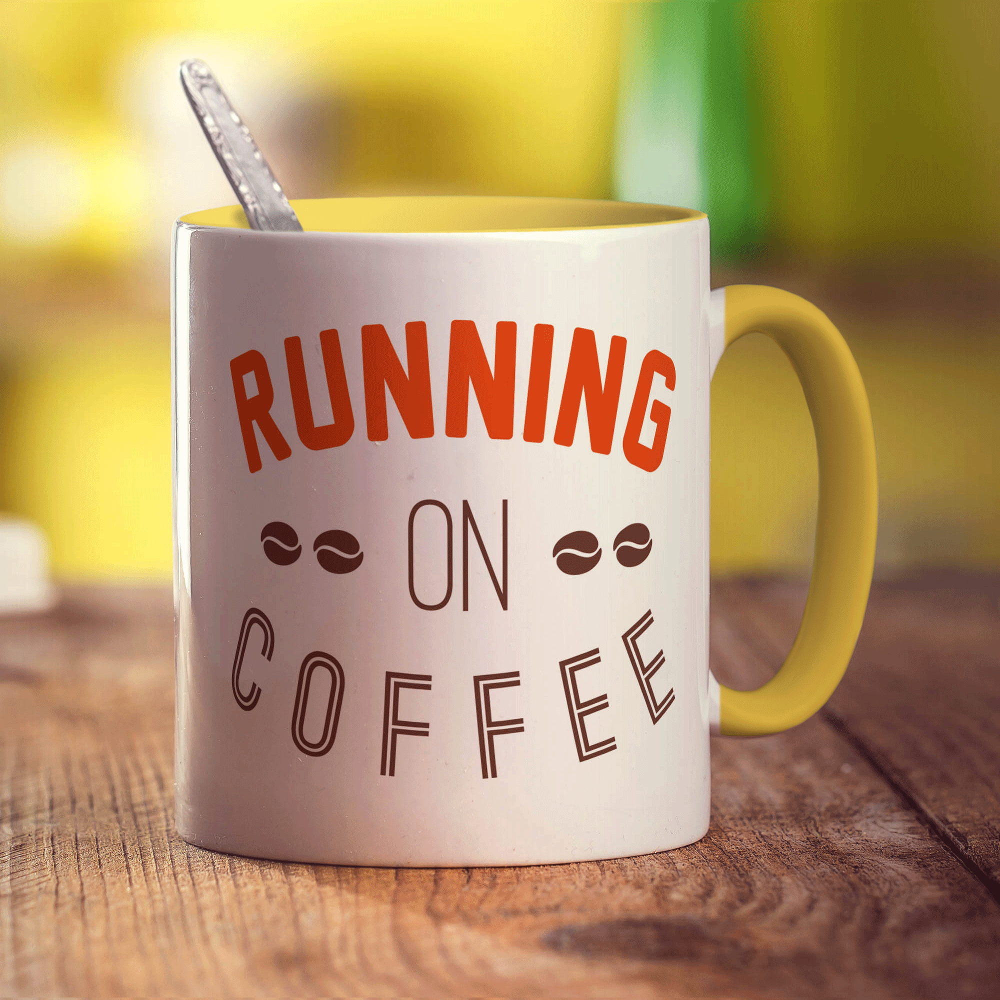 Running on Coffee Mug