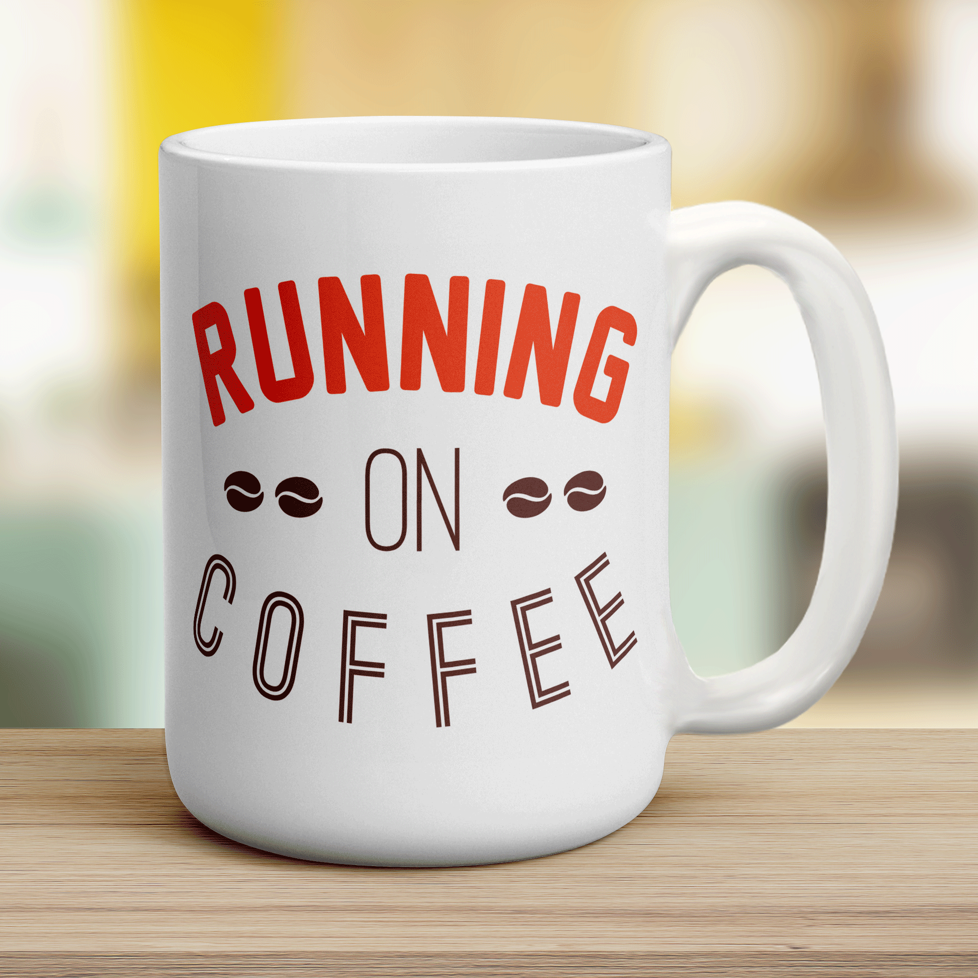 Running on Coffee Mug
