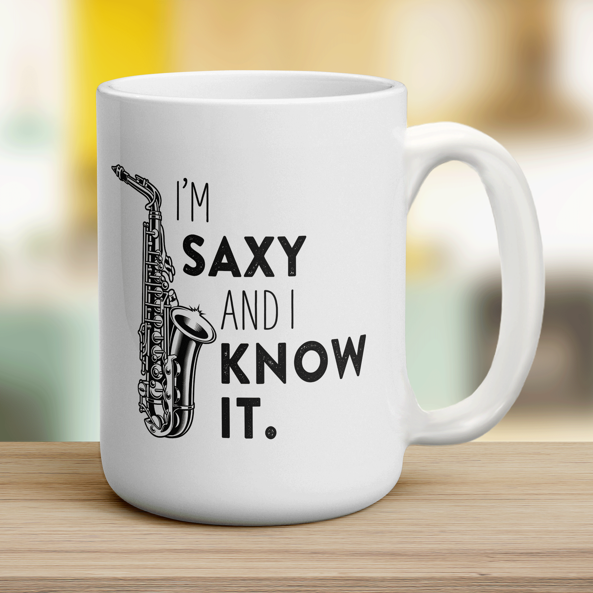 I'm Saxy and I Know it Mug