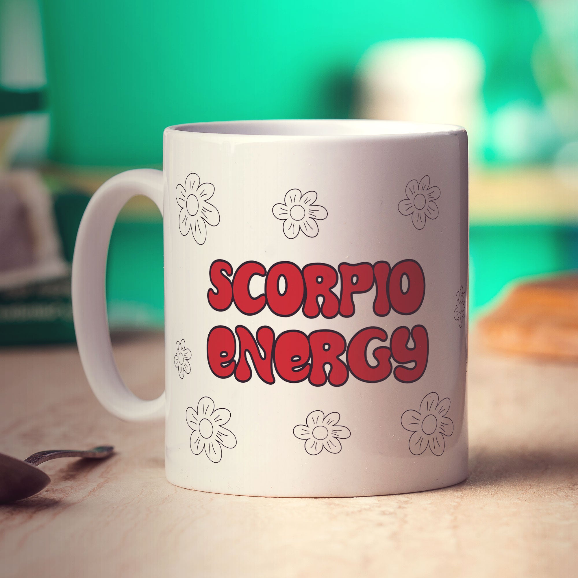 Scorpio Energy Star Sign Mug