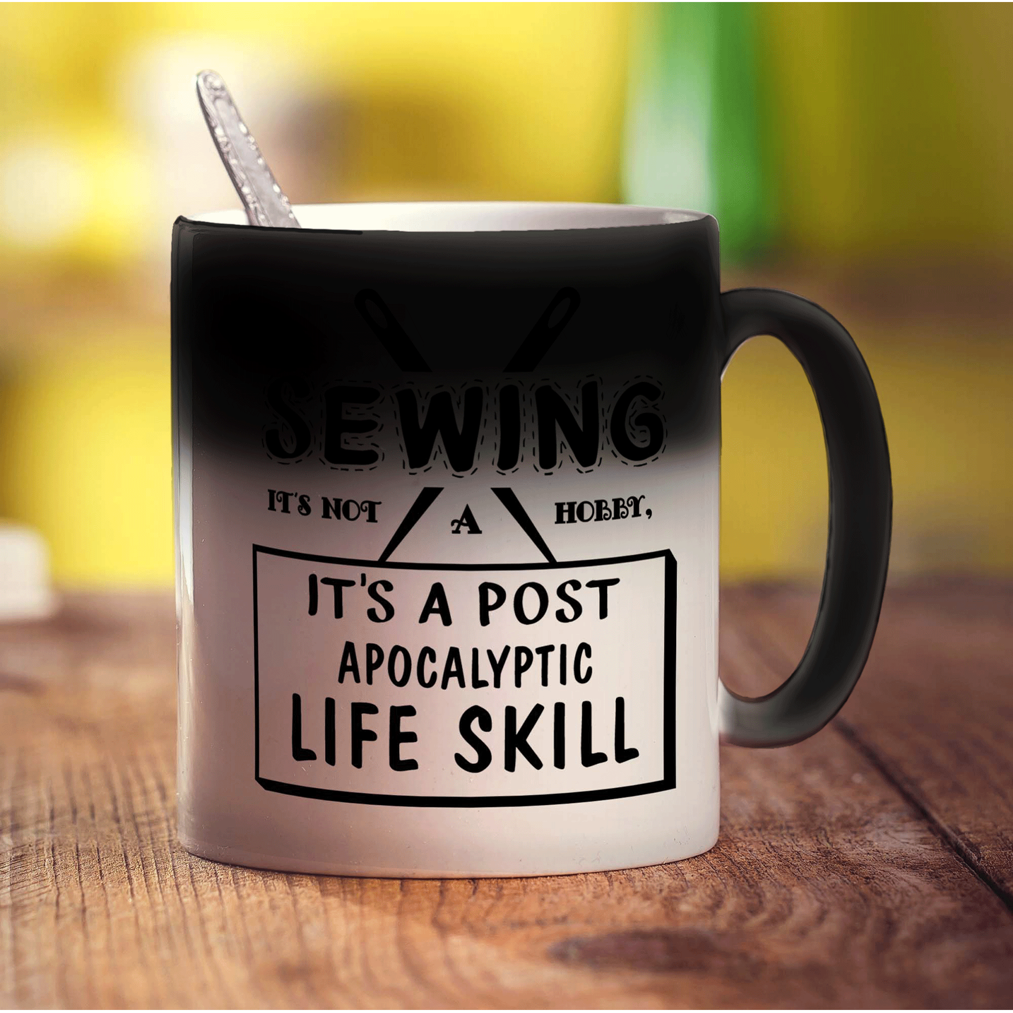 Sewing It's Not A Hobby. It's a Post-Apocalyptic Life Skill Mug - Standard 330ml (11oz) / Magic Mug