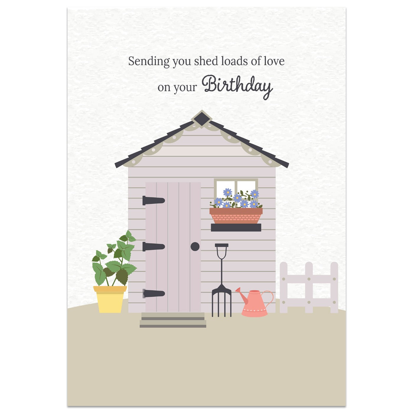 Shed Loads of Love Birthday Card