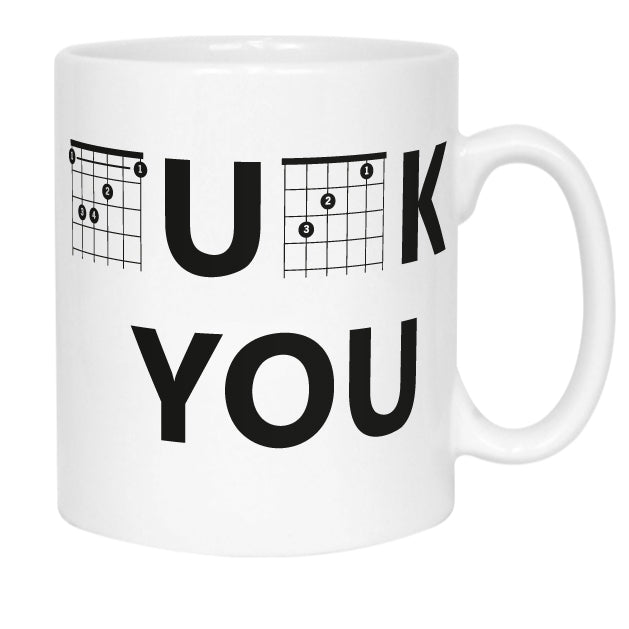 *U*K YOU - Funny Guitar Tab Mug
