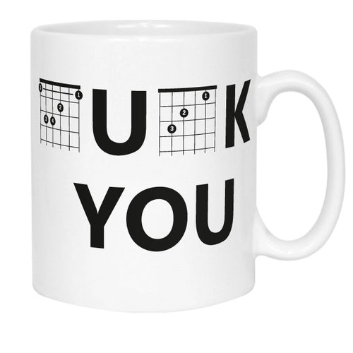 *U*K YOU - Funny Guitar Tab Mug