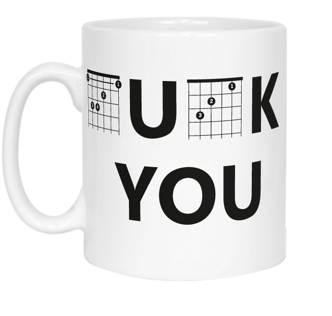 *U*K YOU - Funny Guitar Tab Mug
