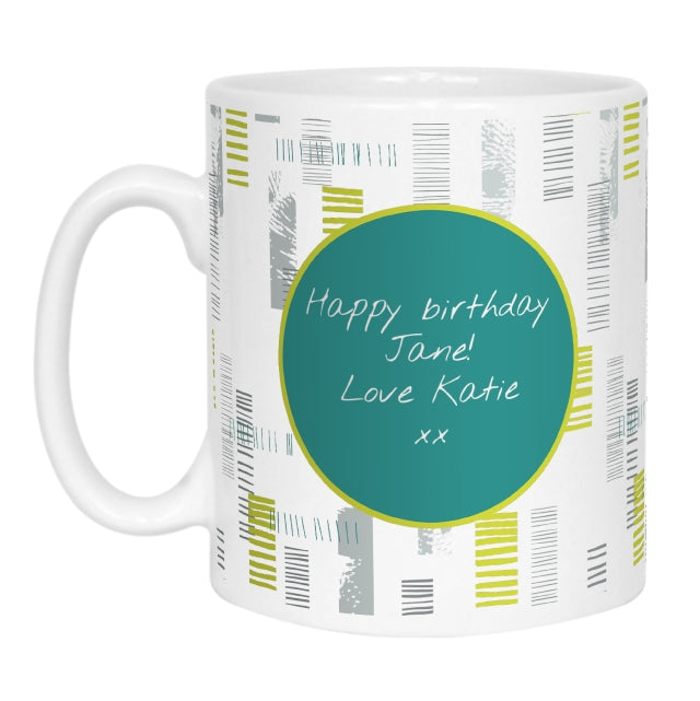 Birthday Message Mug by Charlotte Street