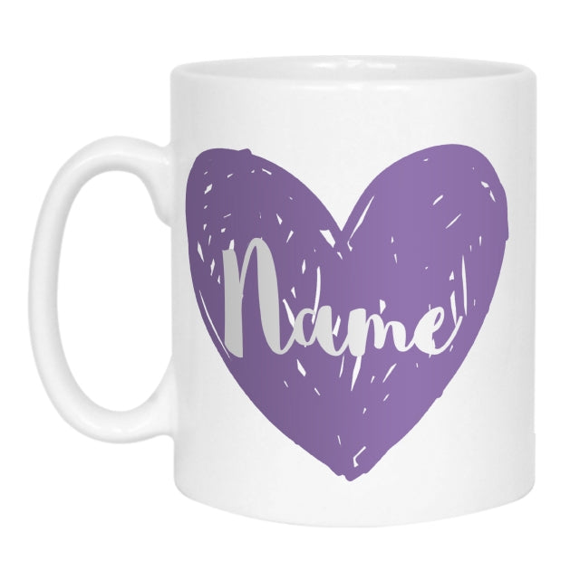 Maid of Honour Heart Name Mug