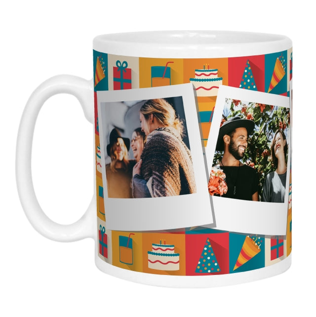 Birthday Polaroid Photo Mug