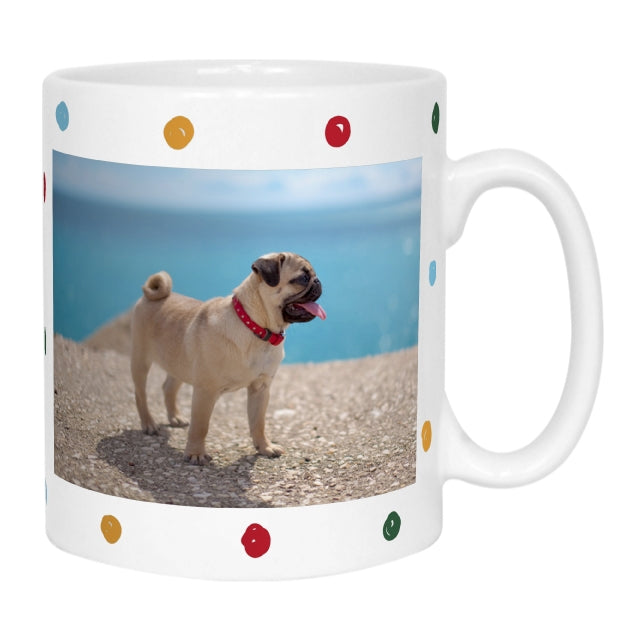 Dotty Photo Mug
