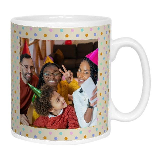 Spotty Double Sided Photo Mug