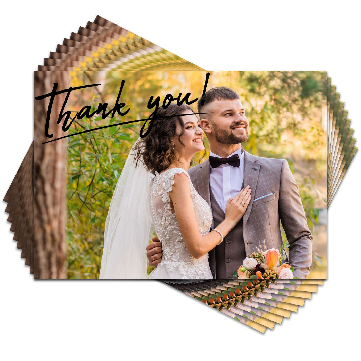 Full Photo Flat Card (Landscape)
