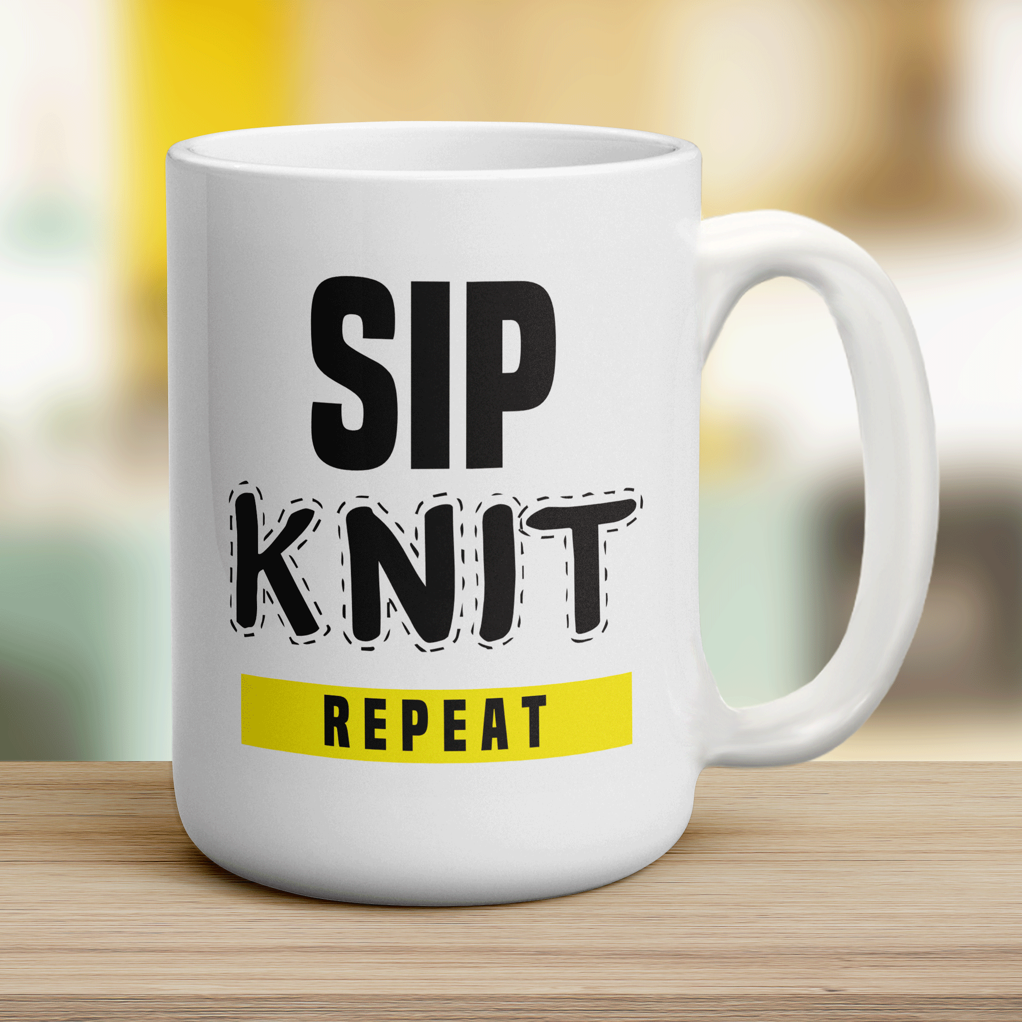 Sip Knit Repeat Mug
