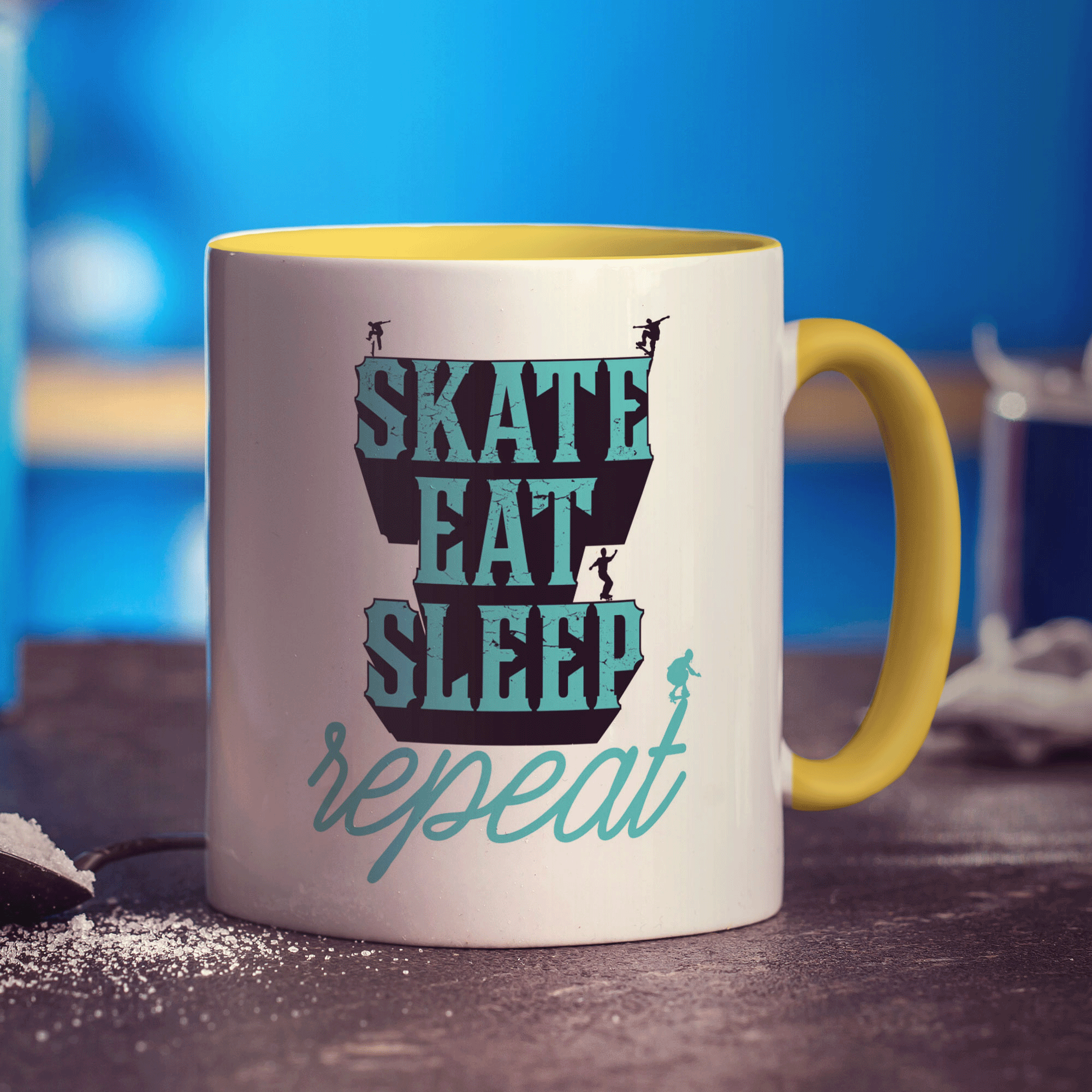 Skate, Eat, Sleep, Repeat Mug