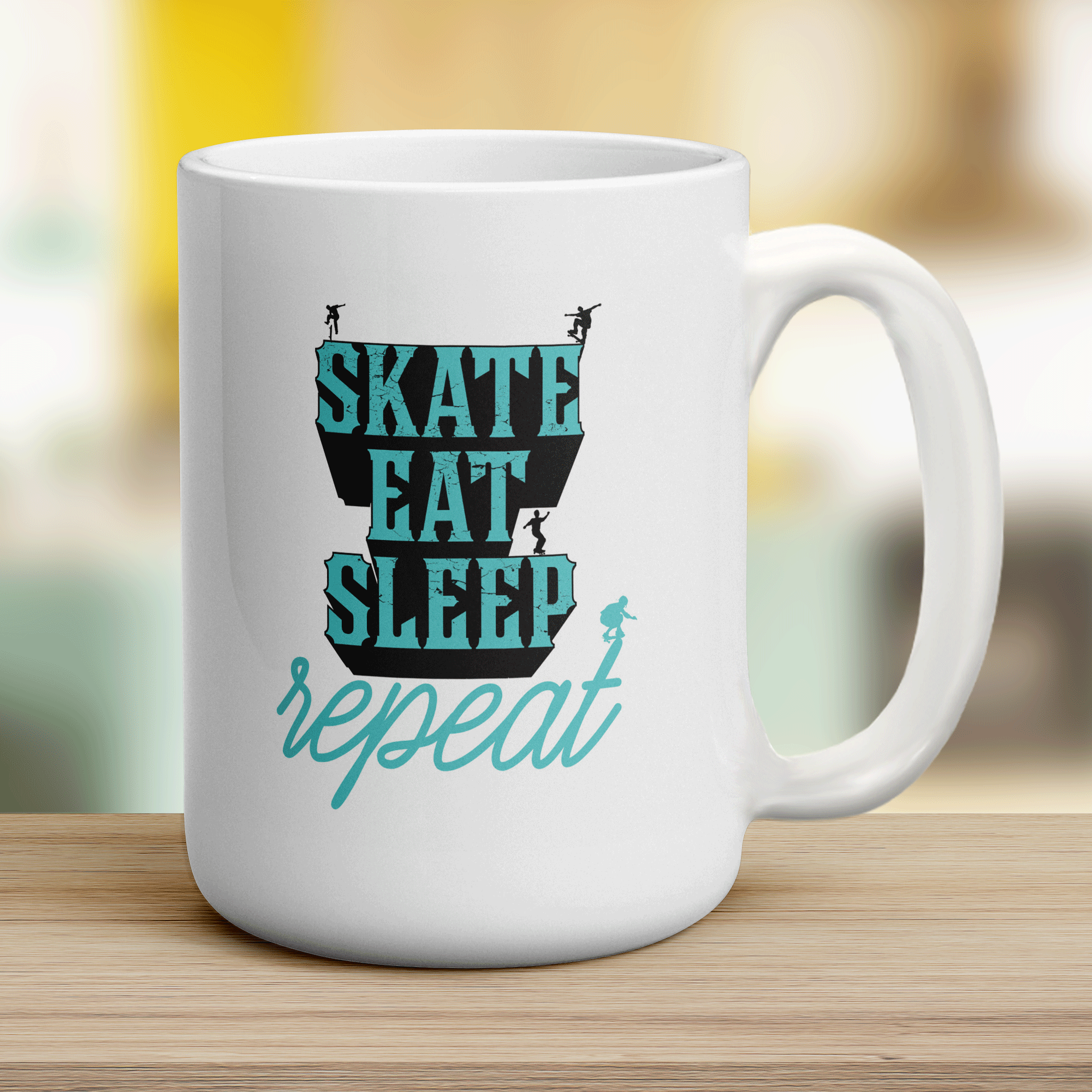 Skate, Eat, Sleep, Repeat Mug