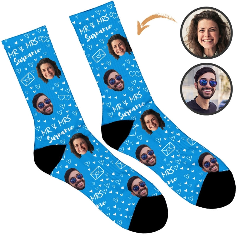 Mr & Mrs Wedding Socks