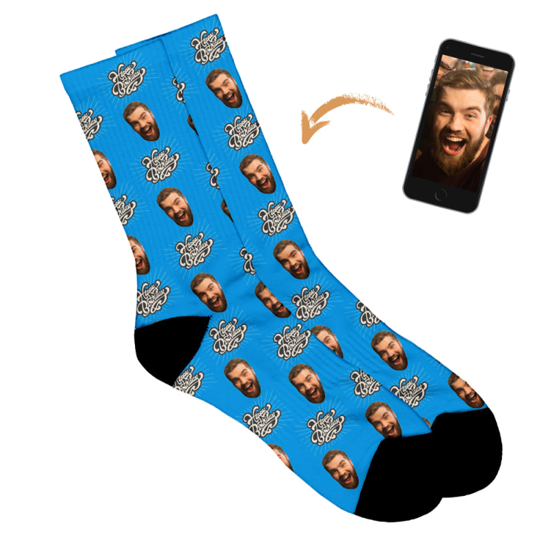 Vintage Birthday Personalised Socks