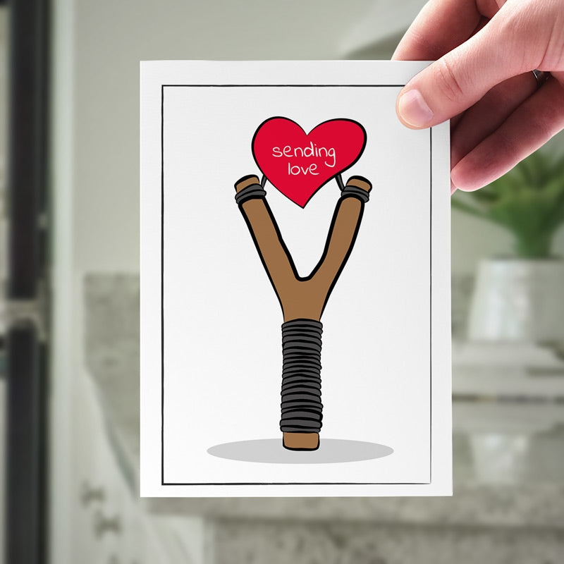 Slingshot Love Card