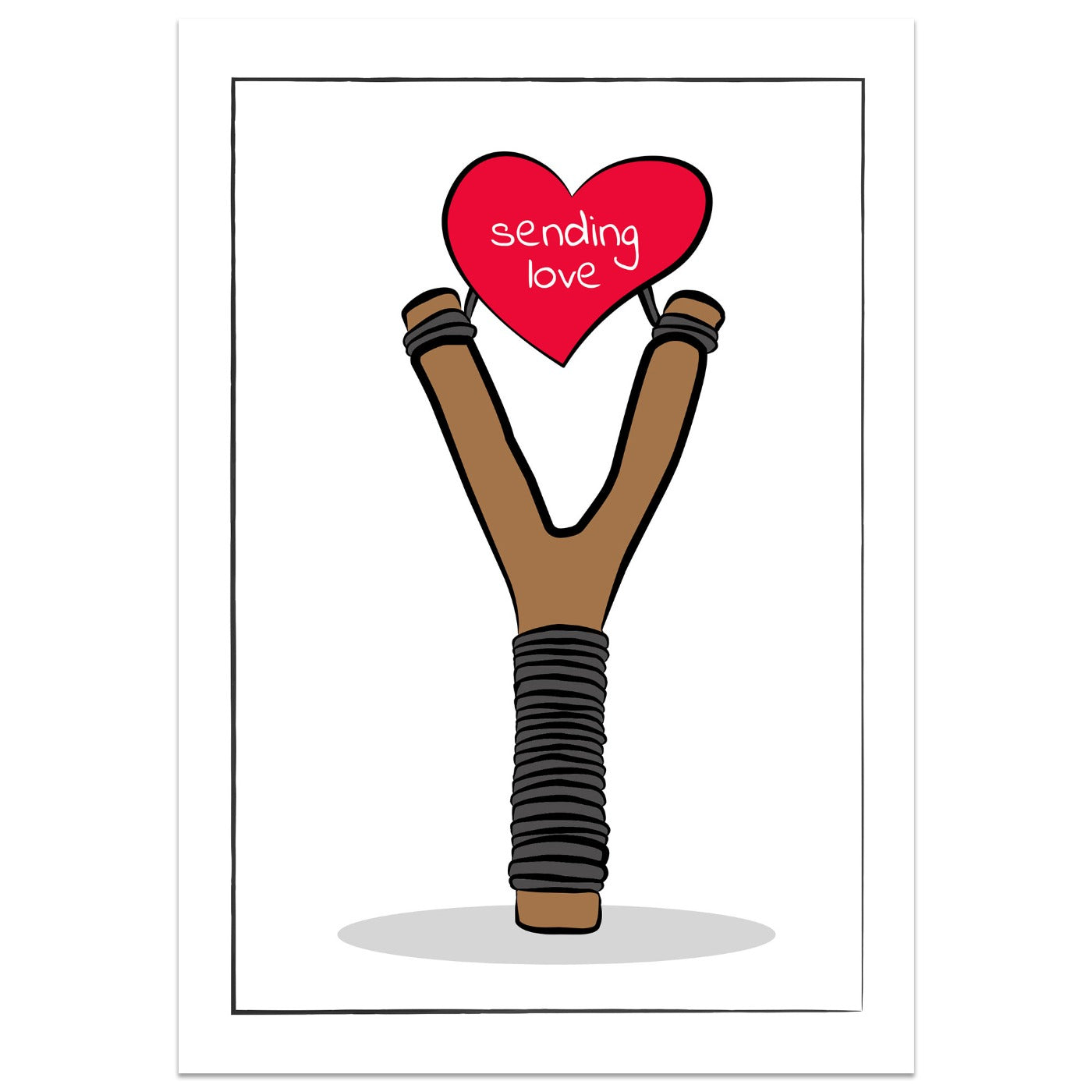 Slingshot Love Card