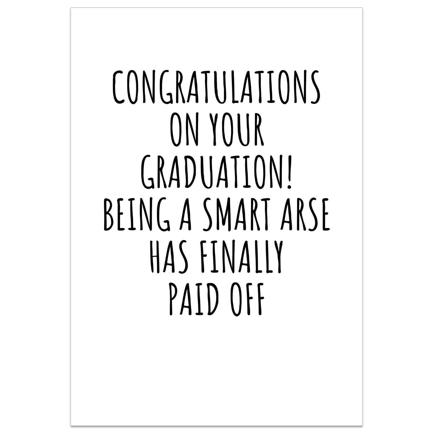 Congratulations On Your Graduation! Card