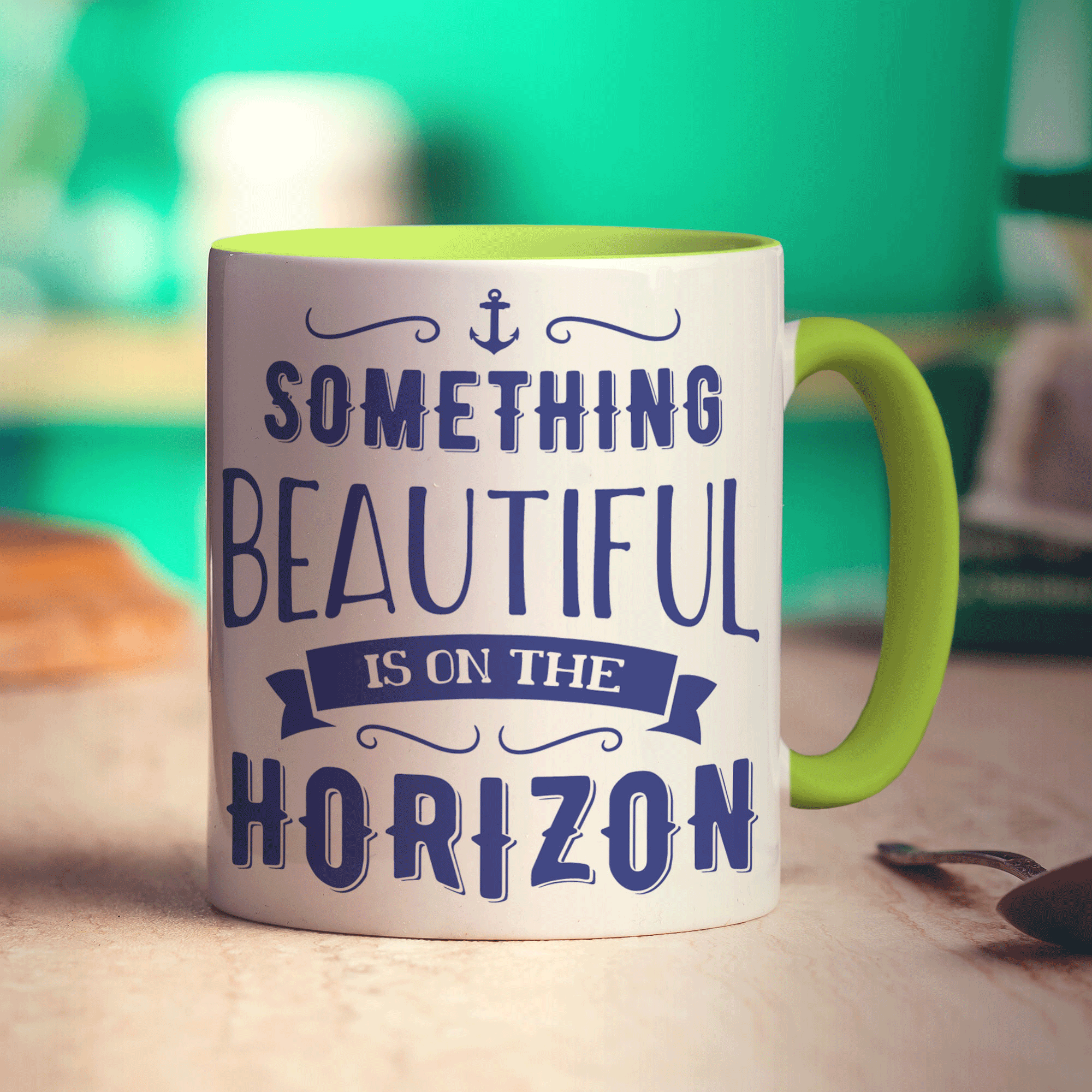 Something Beautiful is on the Horizon Mug - Standard 330ml (11oz) / Green