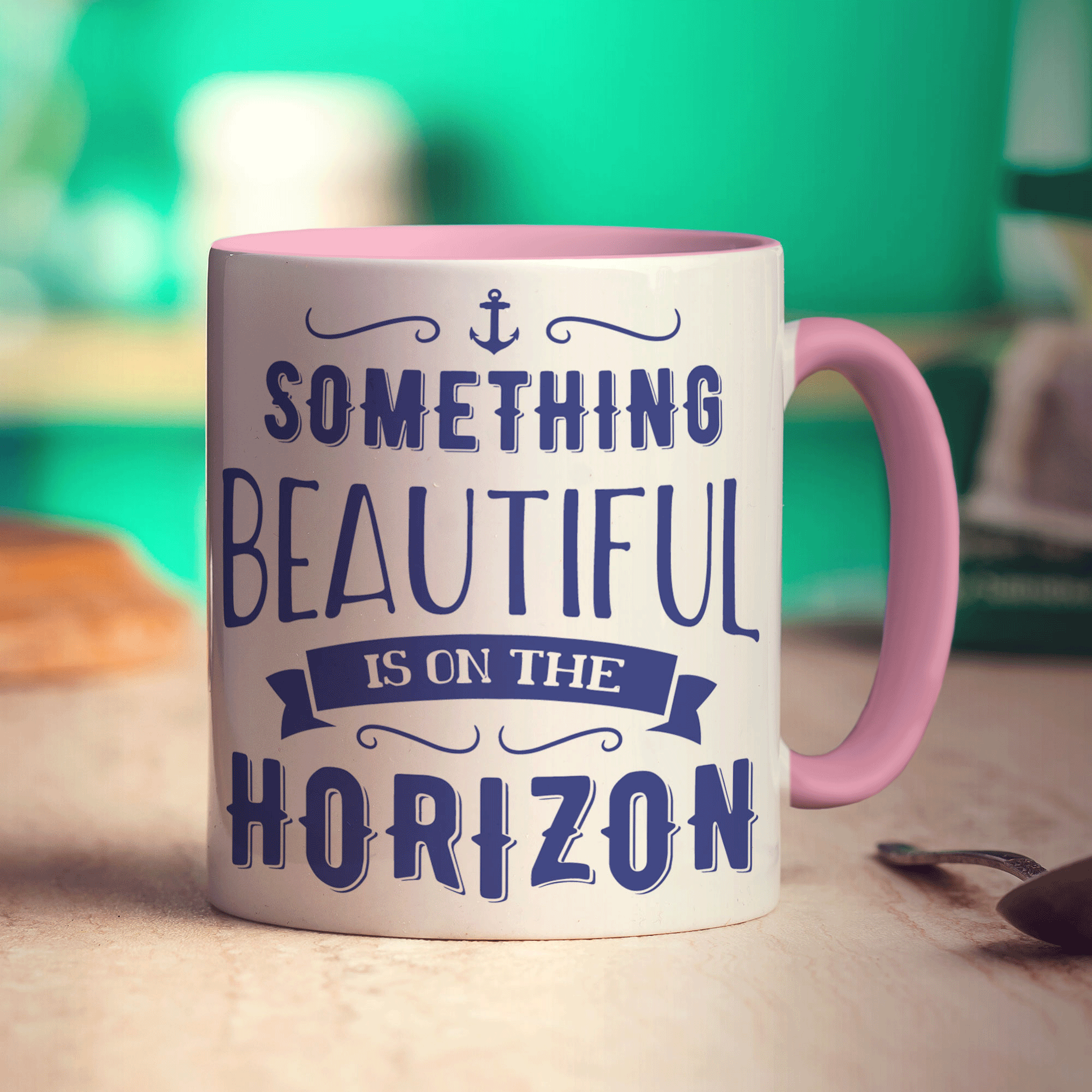 Something Beautiful is on the Horizon Mug - Standard 330ml (11oz) / Pink