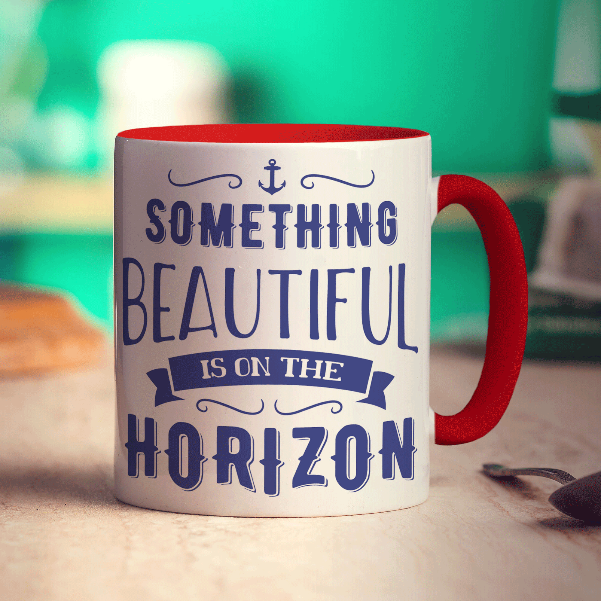 Something Beautiful is on the Horizon Mug - Standard 330ml (11oz) / Red