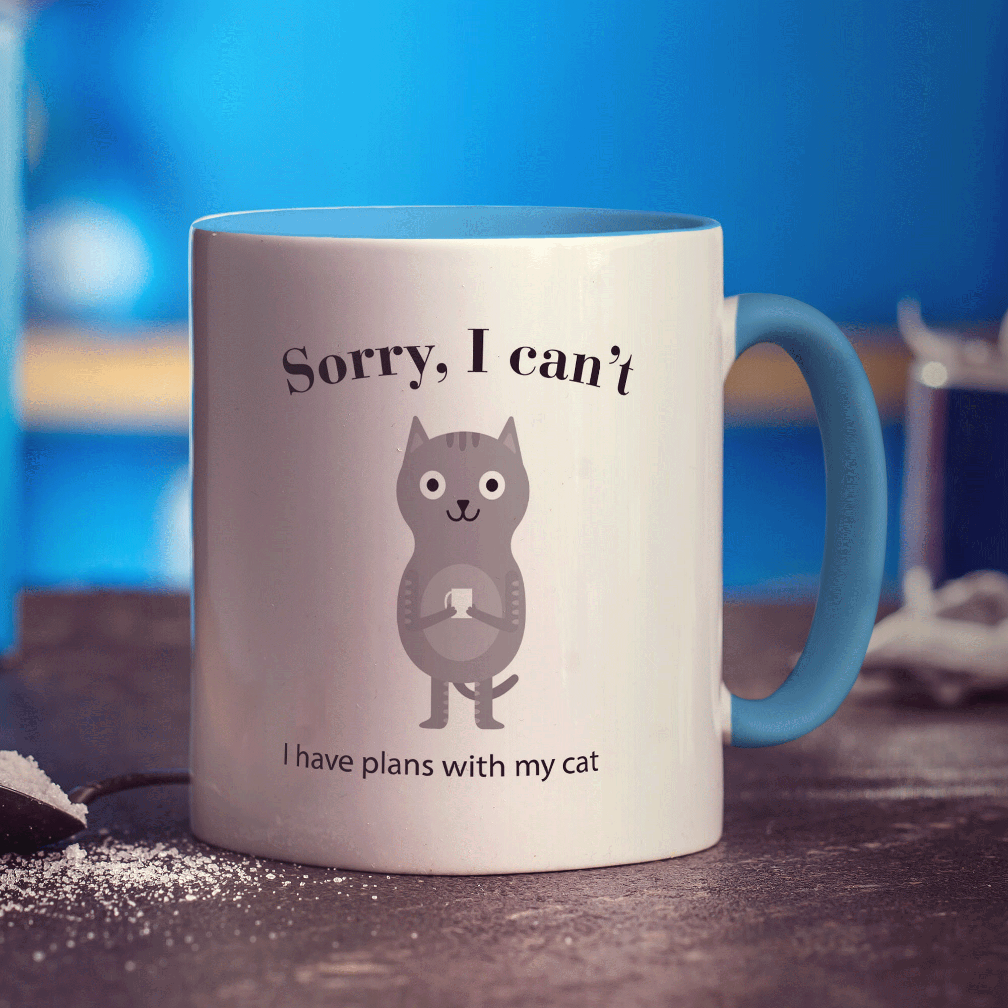 Sorry, I Can't I Have Plans With My Cat  Mug