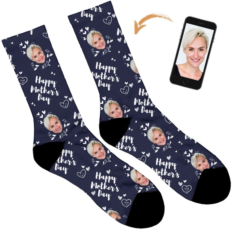 Happy Mothers Day Socks - Hearts