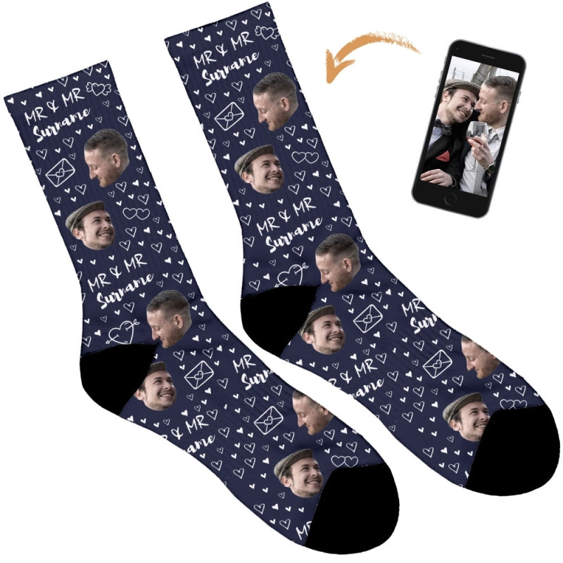 Mr & Mr Wedding Socks