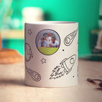3 Photo Space Doodle Mug