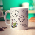 3 Photo Space Doodle Mug